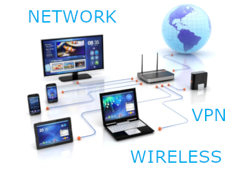 Realizzazione e gestione reti lan, wan, wireless e vpn